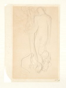 Ontwerp voor "De Heer blaast leven in Eva" door Kai Nielsen