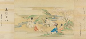 Het verhaal van Genji Genji monogatari, 17e eeuw door Kaiho Yusetsu