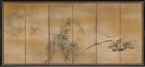 Winter- en Zomerbloemen door Kaiho Yusho