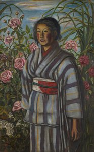 Rozen en een meisje door Kaita Murayama