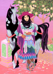 Cantones Cowgirl Waiting Under Plumeria, 2020 door Kam Tsz