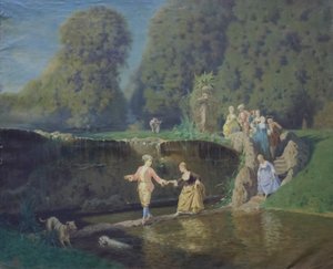 Kopie van een Frans schilderij