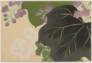 Bloemen van Honderd Werelden: Chrysant en Paulownia door Kamisaka Sekka