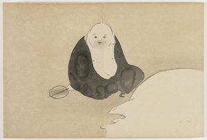 Bloemen van Honderd Werelden: Hotei door Kamisaka Sekka