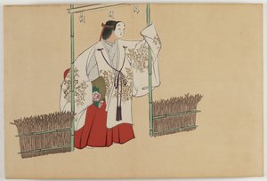 Bloemen van honderd werelden (Momoyogusa): Nonomiya (Nonomiya) door Kamisaka Sekka
