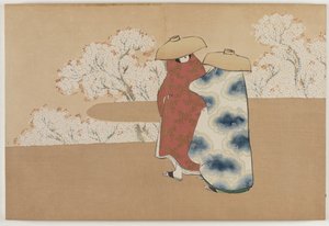 Bloemen van honderd werelden (Momoyogusa): De derde maand (Yayoi) door Kamisaka Sekka