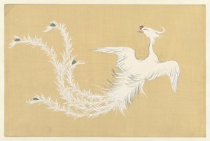 Witte feniks door Kamisaka Sekka