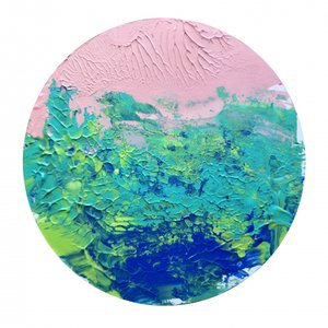 Kleurrijke abstracte horizon door Kanat Ibragimov