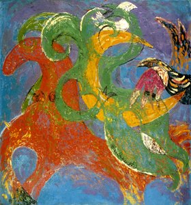 Levendige abstracte dieren door Kanat Ibragimov