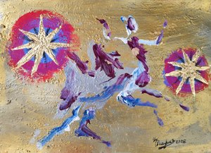 Levendige kosmische dans