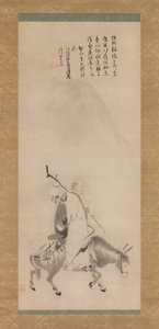 Zheng Huangniu en Yushanzhu door Kano Naizen
