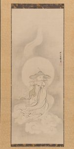 Jizo Bosatsu Speelt een Fluit, midden 17e eeuw