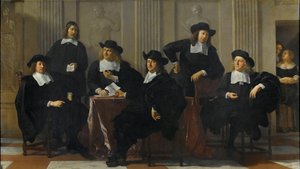 De Regenten van het Spinhuis en Nieuwe Werkhuis, Amsterdam door Karel Du Jardin