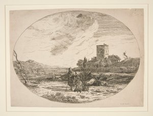 Bucolisch landschap door Karel Dujardin