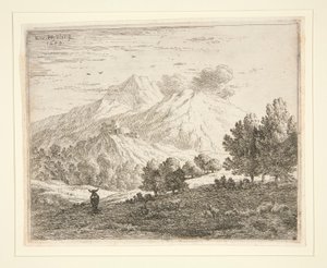 De vier bergen door Karel Dujardin