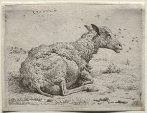 De Schapen en de Vliegen door Karel Dujardin