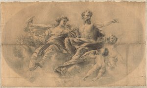 Zeus en Hera door Karel Vitezslav Masek
