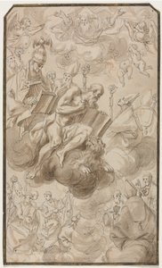 Hemelvaart van Sint Hiëronymus door Karel Škréta
