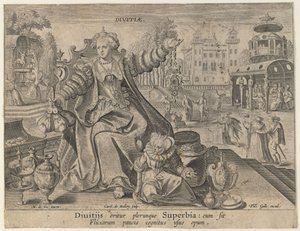 Riches Divitiae, ca. 1600 door Karel van Mallery
