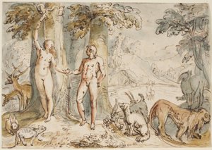 De val van de mens door Karel van Mander I