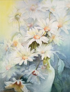 Chrysant, Sneeuwkap door Karen Armitage