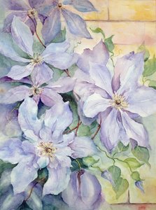 Clematis, De President door Karen Armitage