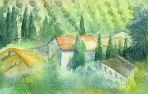Marcelliana, Toscane door Karen Armitage