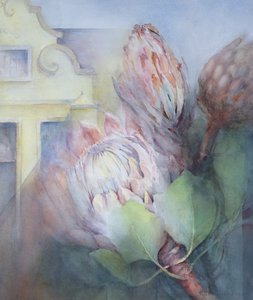 Protea in Stellenbosch door Karen Armitage