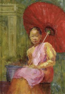 De Parasol, Bali, 2002 door Karen Armitage