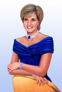 Hare Koninklijke Hoogheid De Prinses van Wales Diana Frances, geboren Spencer, 1961-1997, 2013 door Karen Humpage