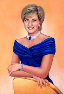 Hare Koninklijke Hoogheid De Prinses van Wales Diana Frances, geboren Spencer, 1961-1997, 2013 door Karen Humpage