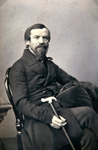 Michail Pogodin, Russische historicus en journalist, 1850s door Karl August Bergner