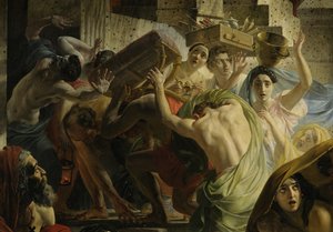 (detail) De laatste dag van Pompeii