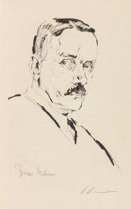 Portret van Thomas Mann 1875-1955, 1924 door Karl Dannemann