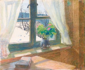 Uitzicht vanuit het Raam door Karl Edmund Walser