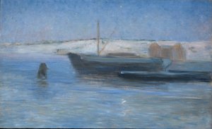 Oude lichten bij de ingang van Stockholm door Karl Fredrick Nordstrom