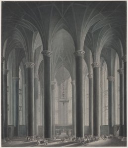 De residentie van een vorst. Interieurzicht door Karl Friedrich Schinkel