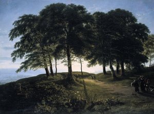 Ochtend, 1813 door Karl Friedrich Schinkel