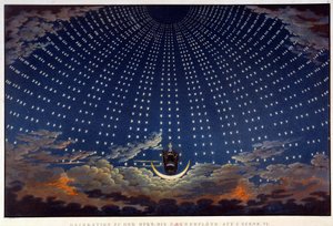 Scenografie voor De betoverde fluit, opera van Wolfgang Amadeus Mozart