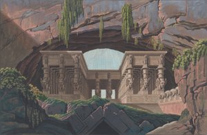 Tempel tussen rotsen, 1847-49