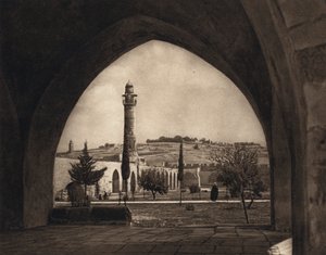 Jeruzalem, Uitzicht op de Olijfberg vanaf de Tempelplaats door Karl Grober