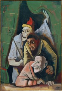 Boze maskers door Karl Hofer