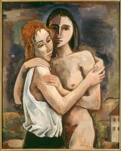 vriendinnen door Karl Hofer