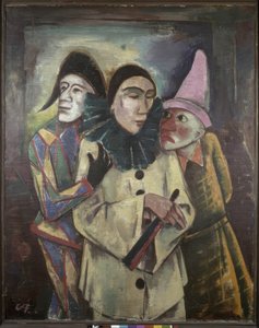 Gemaskerde  door Karl Hofer