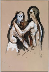 omhelzing door Karl Hofer