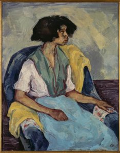 Zigeunerin door Karl Hofer