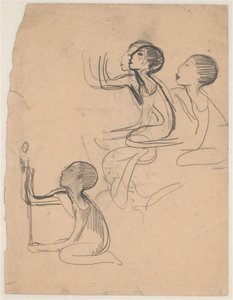 Studies voor "Jongen die plant" ("Hoppat")