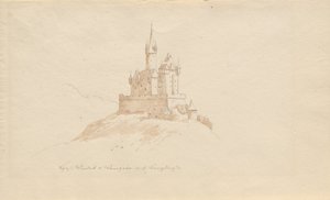 Schloss Windeck b. Weinhelm a. d. Bergstrasse door Karl Julius Von Leypold