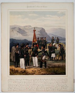 Infanterie van het Russische Kaukasusleger, 1867