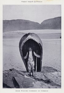 Ierse visserscurragh of coracle